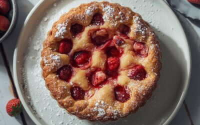 Clafoutis aux fraises