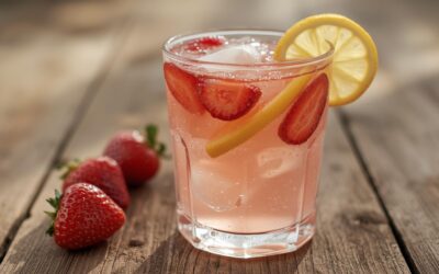 Limonade aux fraises